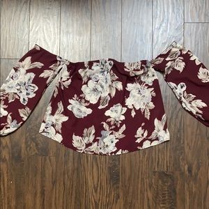 Off the shoulder blouse